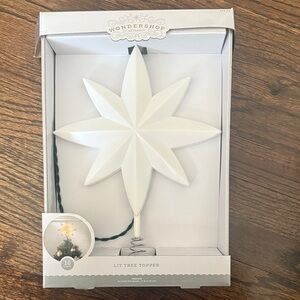 Wondershop White Lit Star Tree Topper